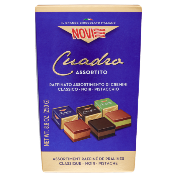 Novi Cuadro Assortito Classico - Noir - Pistacchio 250 g