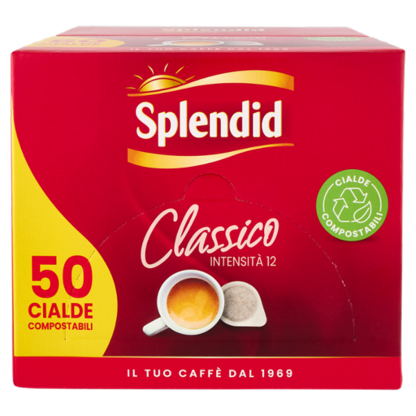 Splendid Classico 12 - 50 Cialde Caffè Compostabili ESE 44mm 350g