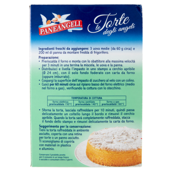 PANEANGELI le Torte degli angeli gusto Vaniglia 410 g