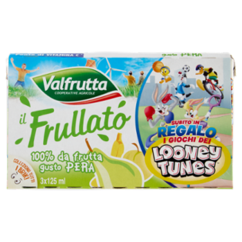 Valfrutta Il Frullato 100% Da Frutta Gusto Pera 3 x 125 Ml