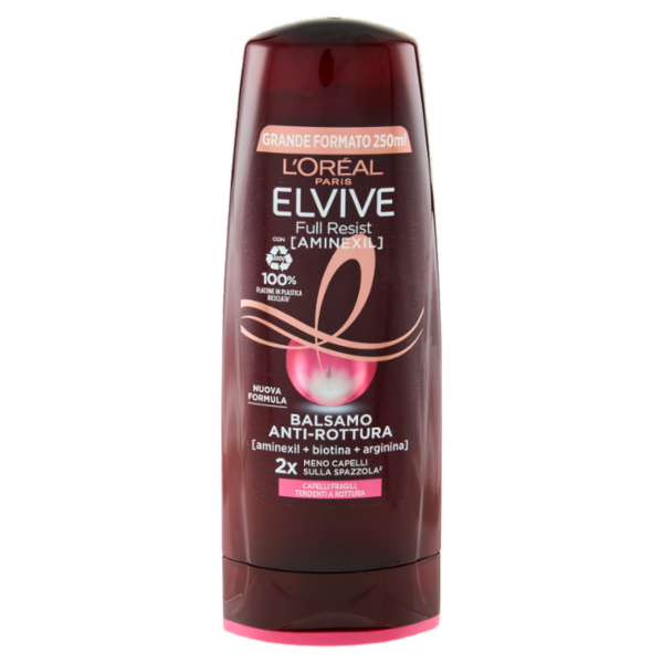 Elvive Full Resist Balsamo Anti-Rottura, per Capelli Fragili Tendenti a Rottura, 250 ml