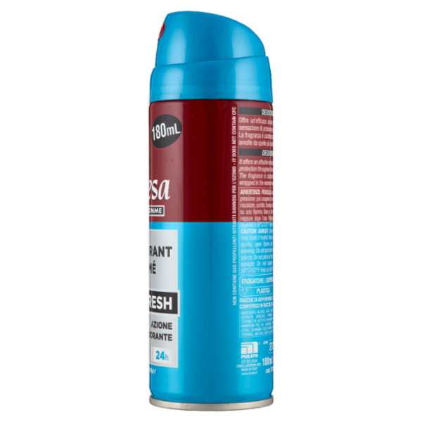Intesa Pour Homme Deodorant Parfumé Fresh Body Spray 180 mL
