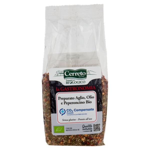 Cerreto la Gastronomia Preparato Aglio, Olio e Peperoncino Bio 100 g