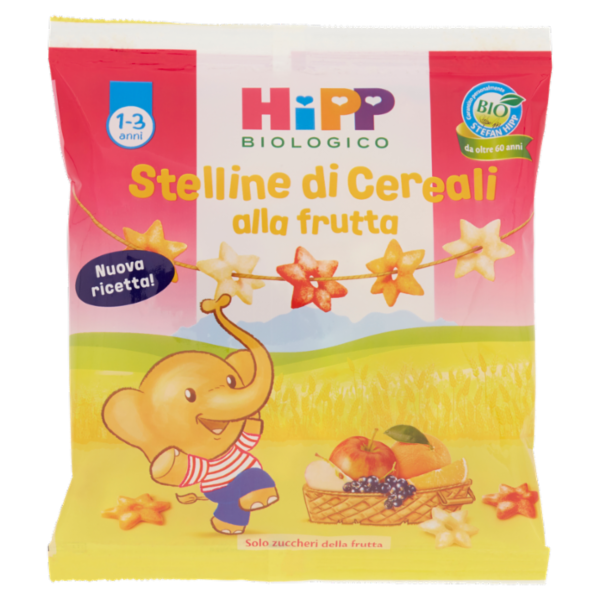 HiPP Biologico Stelline di Cereali alla frutta 30 g