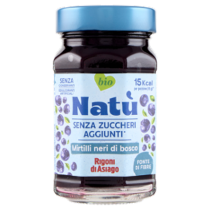 Rigoni Di Asiago Natù Senza Zuccheri Aggiunti° Mirtilli Neri Di Bosco Bio 240 g