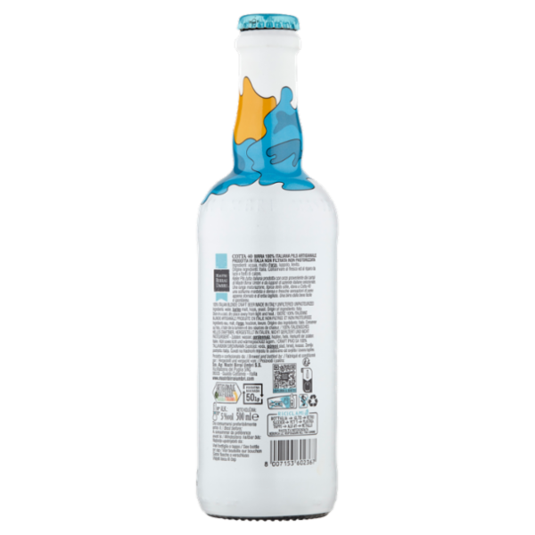 Mastri Birrai Umbri Cotta 40 Birra 100% Italiana Pils Artigianale 500 ml