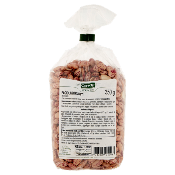 Cerreto i Legumi Fagioli Borlotti Bio 350 g