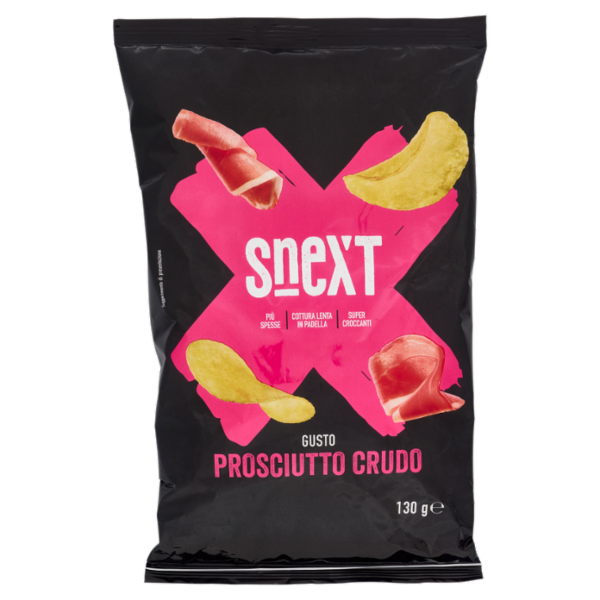Snext Patatine Gusto Prosciutto Crudo 130 g