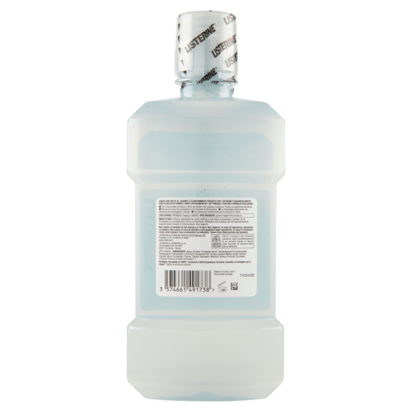 Listerine Advanced White Gusto Delicato Menta 500 ml