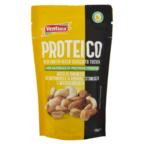 Ventura Proteico Mix di Frutta Secca Sgusciata Tostata 150 g