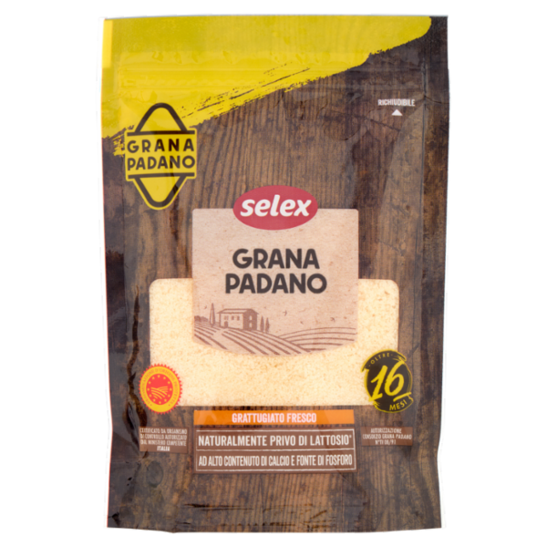 Selex Grana Padano Grattugiato 16 mesi 90 g