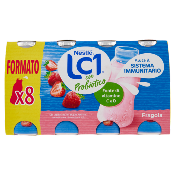 NESTLÉ LC1 con Probiotico Fragola 8x90g
