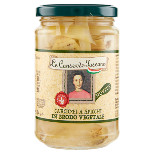 Le Conserve Toscane Carciofi a Spicchi in Brodo Vegetale 280 g