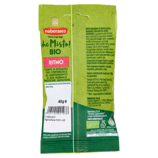 noberasco che Misto! Bio Ritmo 40 g