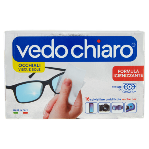 vedo chiaro Occhiali Vista e Sole salviettine umidificate 16 pz