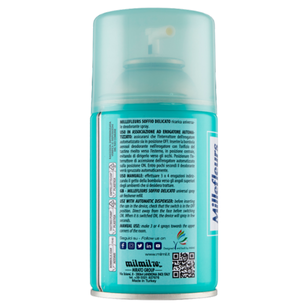 Strabilia Millefleurs Deodorante Ambiente Soffio Delicato Ricarica 250 ml