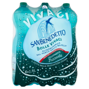 San Benedetto Acqua Minerale Dal Parco Della Majella Fonte Primavera Leggermente Frizzante 6 x 1,5L