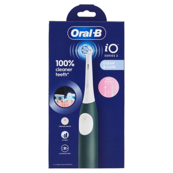 Oral-B iO Series 2 Spazzolino Elettrico Denti Ricaricabile Verde