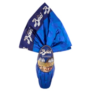 BACI PERUGINA Uovo Di Pasqua Cioccolato Fondente Con Sorpresa e 4 Cioccolatini 265g