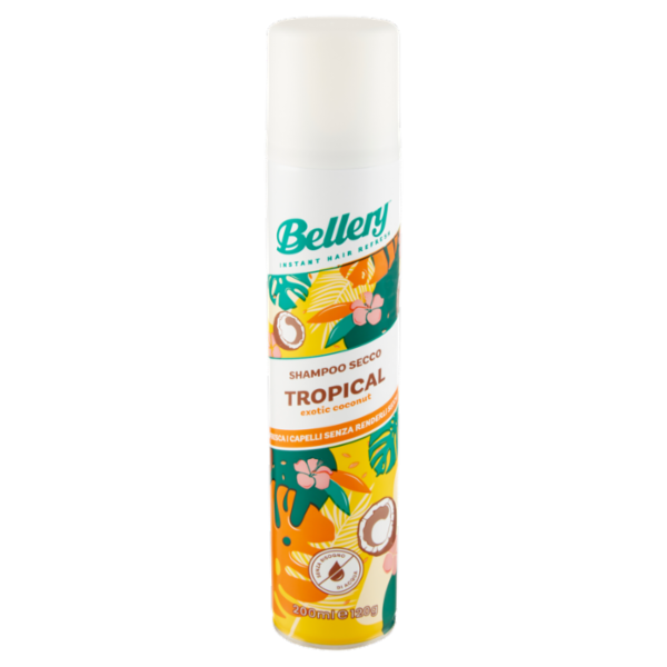 Bellery Shampoo Secco Tropical exotic coconut 200 ml
