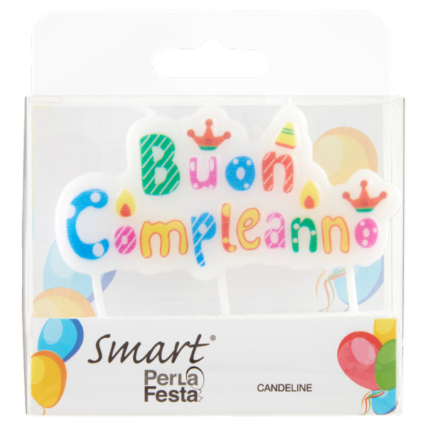 Smart PerLa Festa Candeline Buon Compleanno 1 pz
