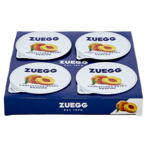 Zuegg Confettura Extra Pesche 4 x 25 g