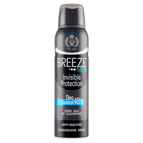 Breeze Men Invisible Protection Deodorante Spray 150 mL