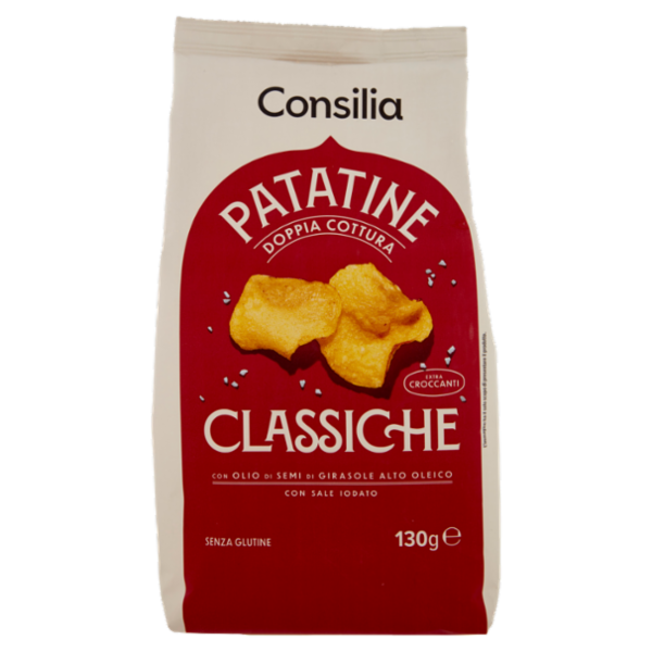 Consilia Optima Patatine Doppia Cottura Classiche 130 g