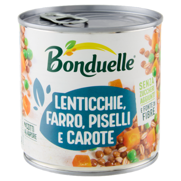 Bonduelle Lenticchie, Farro, Piselli e Carote 300 g