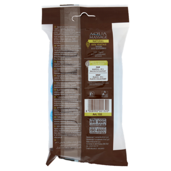 Aquamassage Natural Spugna Morbida in Cellulosa