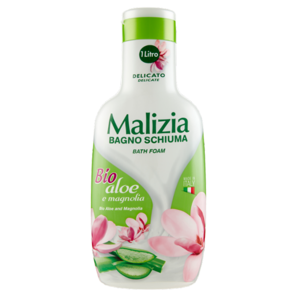 Malizia Bagno Schiuma Bio aloe e magnolia 1000 mL