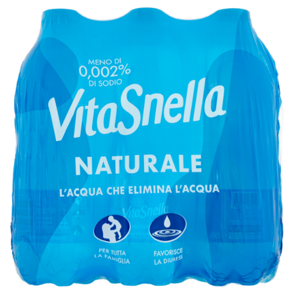 Vitasnella Naturale 6 x 0,5 L
