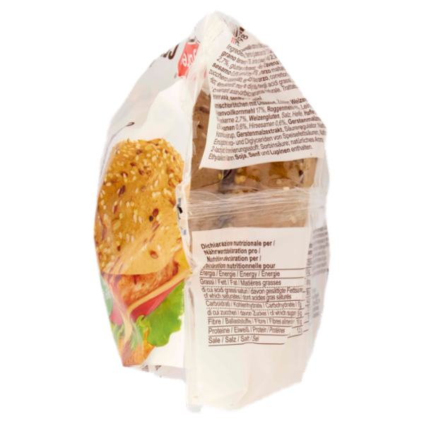 DailyBread Pane per Burger Cereali e Semi 360 g