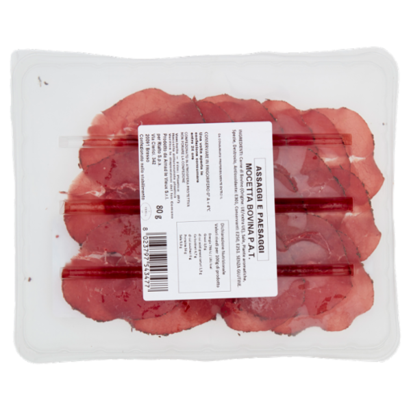Assaggi e paesaggi Mocetta Bovina PAT 80 g