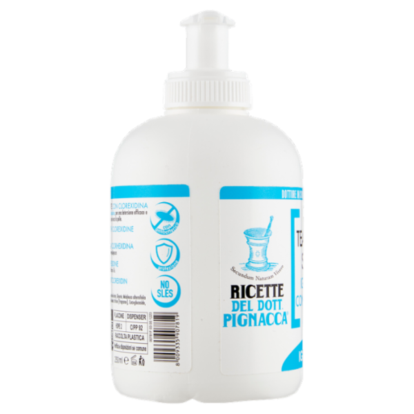 Ricette del Dott. Pignacca Igiene Tea Tree Oil Sapone Igienizzante con Clorexidina 250 ml