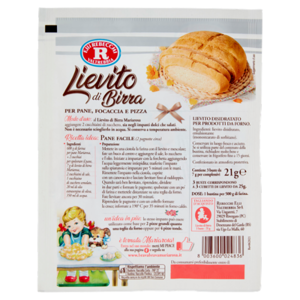 Mariarosa Lievito di Birra 3 x 7 g