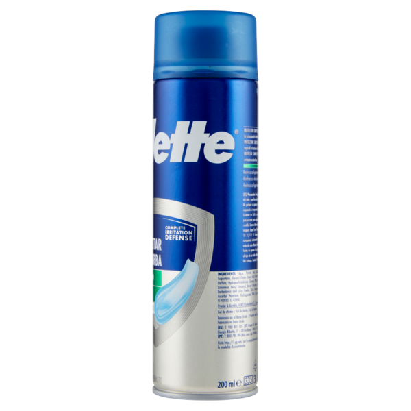 Gillette Gel da Barba da Uomo Series Lenitivo con Aloe Vera, 200 ml