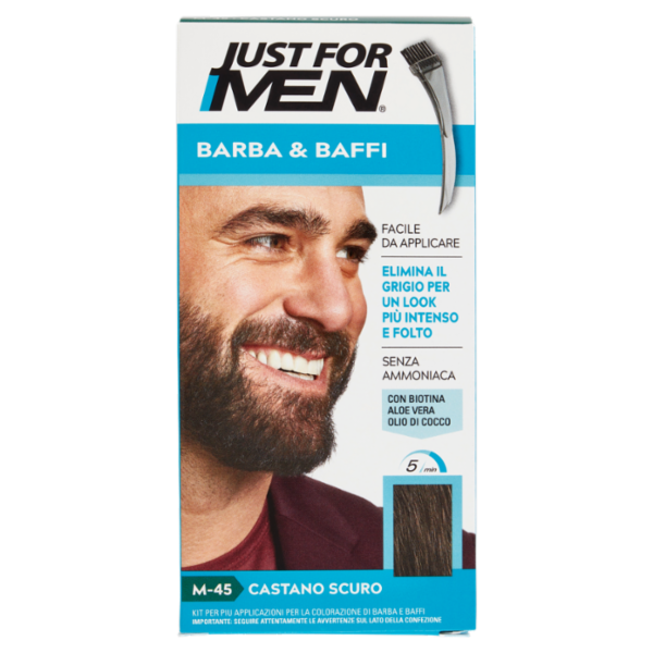 Just For Men Barba & Baffi M-45 Castano Scuro