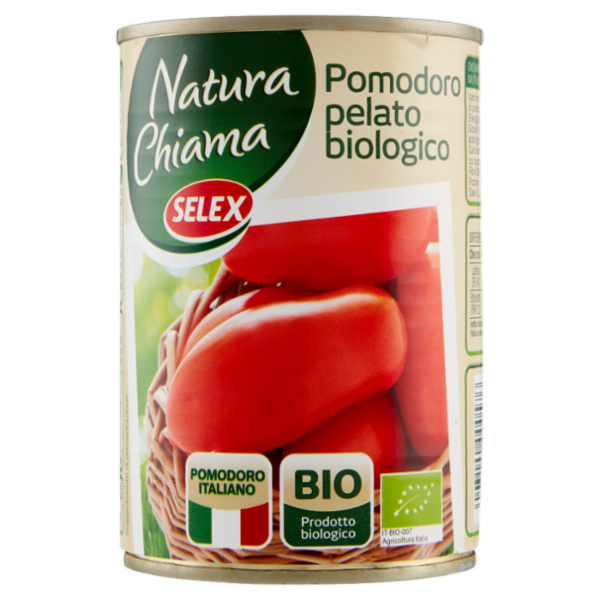 Selex Natura Chiama Pomodori Pelati Biologici 400 g