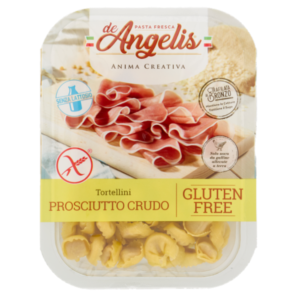 de Angelis Gluten Free Tortellini Prosciutto Crudo 250 g