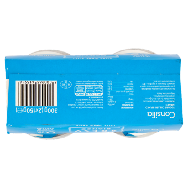 Consilia Yogurt Greco 0% Grassi Bianco 2 x 150 g