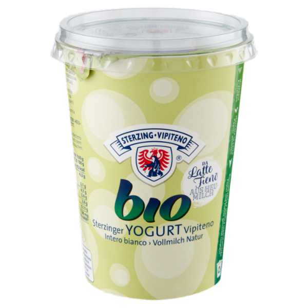 Sterzing Vipiteno bio Yogurt da Latte Fieno Intero bianco 500 g