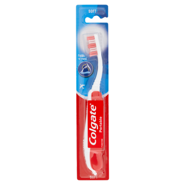 Colgate spazzolino portable formato viaggio, morbido