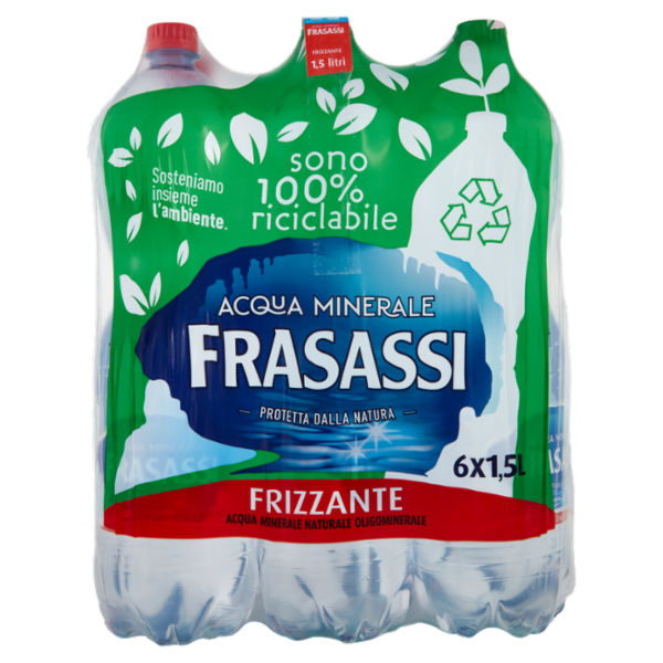 Frasassi Acqua Minerale Frizzante 6 x 1,5 L
