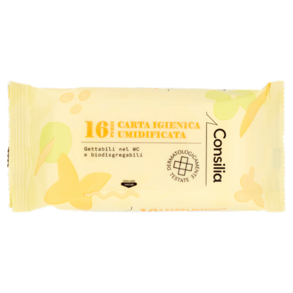 Consilia Carta Igienica Umidificata 16 pezzi