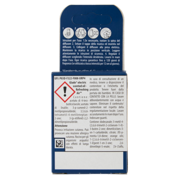 Glade® ricarica profumatore elettrico per Ambienti Refreshing Air™, Contro odori degli animali, 20ml