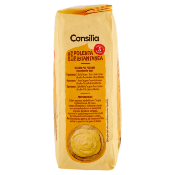 Consilia Farina di Mais per Polenta Istantanea 500 g