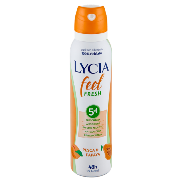 Lycia feel Fresh Pesca & Papaya deo spray 150 ml