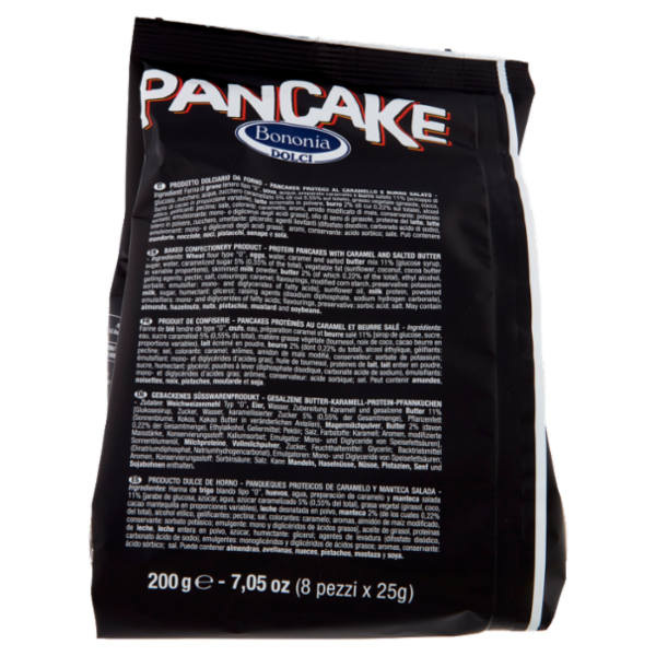 Bononia Dolci Protein Pancake al Caramello e Burro Salato 8 x 25 g