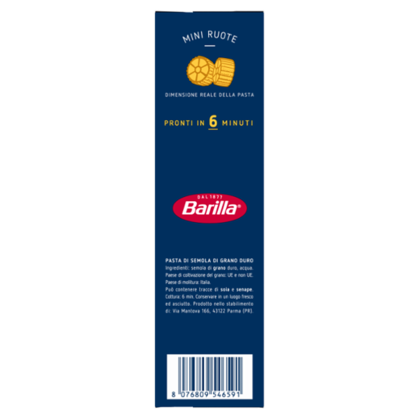 Barilla Pasta Piccolini Mini Ruote 500g